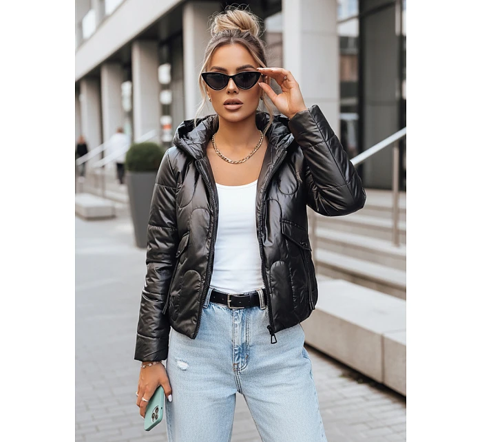 Dámska prechodná prešívaná bunda LILYWOOL black FashionStreet TY3713