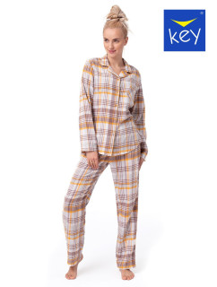 Dámske rozopínacie pyžamo Key LNS 448 B23 S-XL