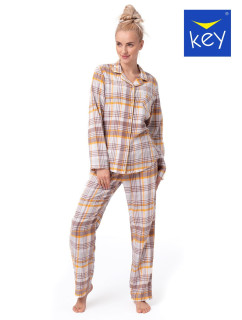 Dámske rozopínacie pyžamo Key LNS 448 B23 S-XL