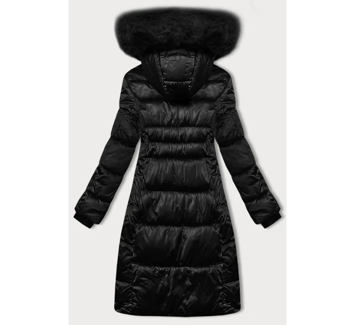 Černá prošívaná zimní bunda model 21248175 - S'WEST