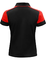 Prime Polo Women Dámské piqué polo z těžké bavlny model 22453353 black/red - Printer Prime Polo Women Dámské piqué polo z těžké bavlny model 22453353 black/red - Printer