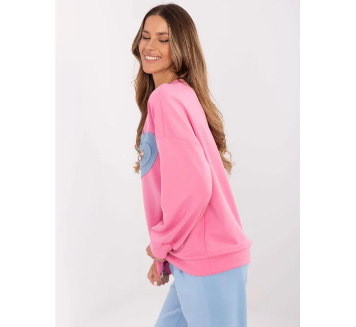 Mikina DHJ BL 20322.72 ružová