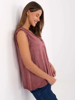 Bluzka MI BZ model 21717674 ciemny różowy - FPrice