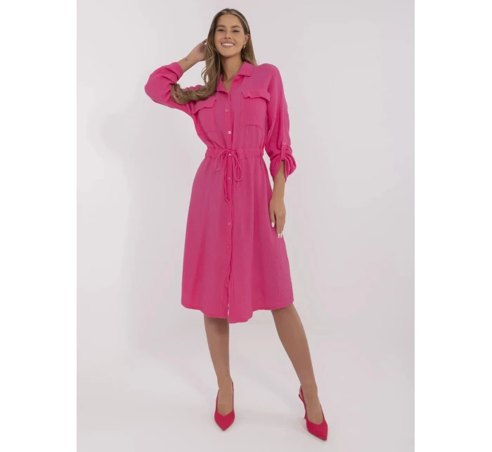 Šaty MI SK 91166.73 fuchsiová