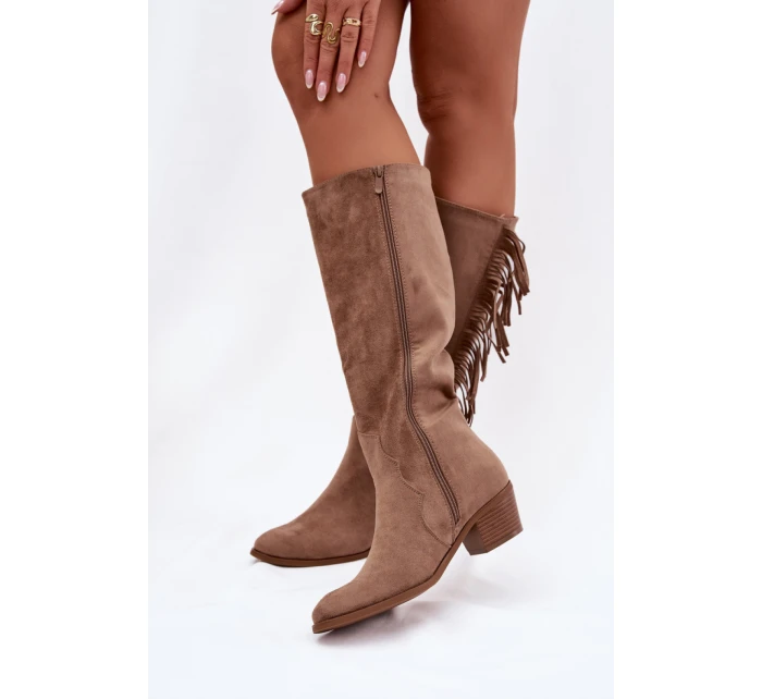 Topánky na podpätku model 223001 Krok v štýle