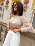 Blúzka 341 BZ 5267.03 béžová