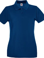 Fruit of the Loom Lady-Fit Premium Polo Dámske piqué polo 16.3030 tmavomodré