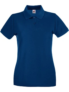 Fruit of the Loom Lady-Fit Premium Polo Dámske piqué polo 16.3030 tmavomodré