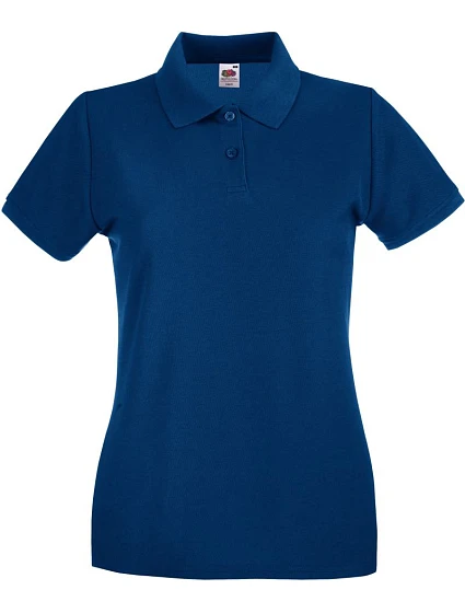 Fruit of the Loom Lady-Fit Premium Polo Dámske piqué polo 16.3030 tmavomodré