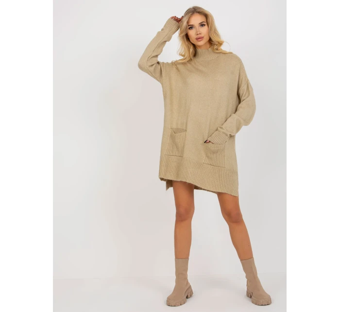 Dámsky sveter RV SW 7051 béžový