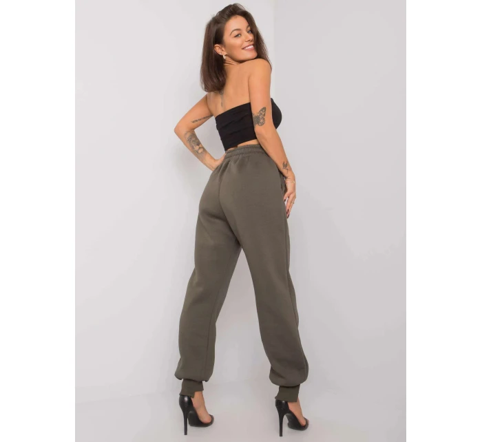 Dámske tepláky 7237.81 dark khaki - FPrice