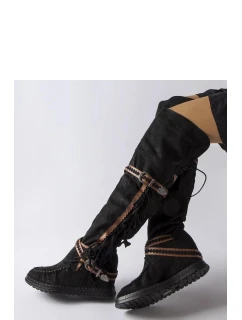 Čižmy na klinovom podpätku model 205788 Solea