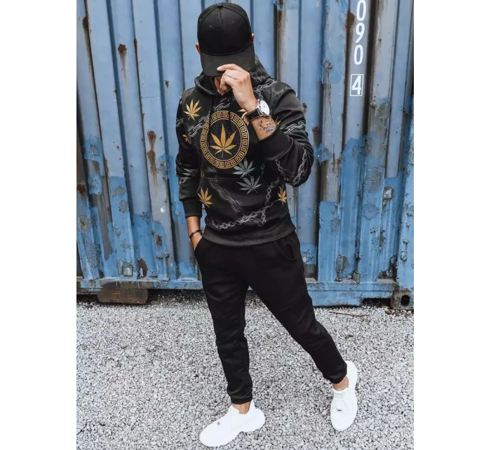 Pánská mikina s potiskem černá Dstreet model 21965633 - FashionStreet
