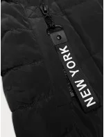 Černá dámská vesta s kapucí model 19447093 - S'WEST