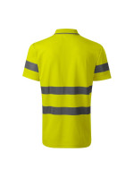 Pánske polo tričko Rimeck HV Runway M MLI-2V997 fluorescenčná žltá