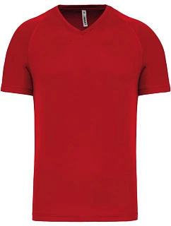 PA 476 Pánské sportovní tričko s výstřihem do V model 22513183 red - Kariban ProAct