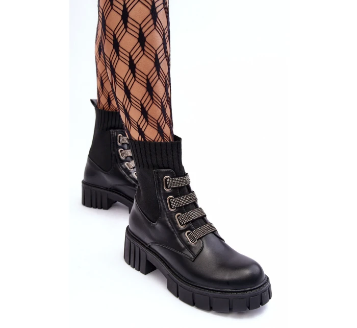 Botky Workery s  černé model 21633870 - Boto