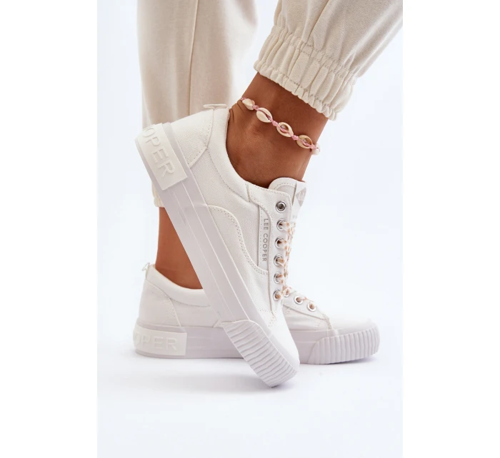 Dámské tenisky model 21650014 Bílé - Lee Cooper