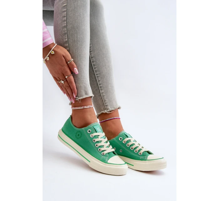 Niskie Trampki Damskie Big Star NN274268 Zielone