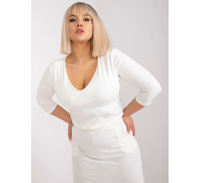 Šaty RV SK model 17217025 ecru - FPrice Šaty RV SK model 17217025 ecru - FPrice