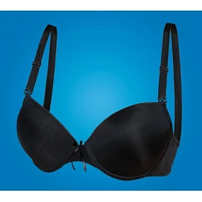 Dámska SUPER Push-up podprsenka 01-63 čierna - HANNA STYLE