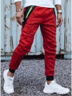 Pánske červené tepláky FashionStreet UX4442