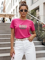 Dámske bavlnené tričko Mama Limited Edition pink FashionStreet NX5031RY