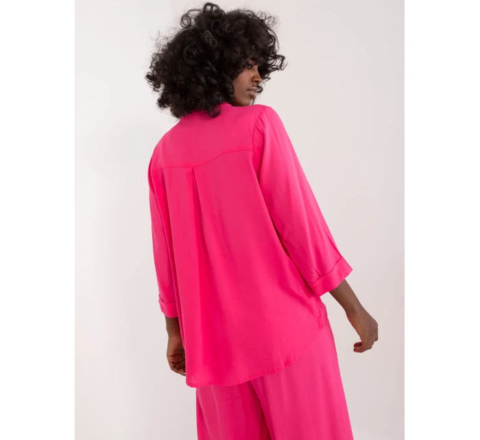 Blúzka D73761M11174A fuchsiová