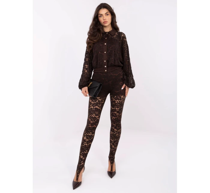 MI KS košeľa C239.78 tmavohnedá MI KS košeľa C239.78 tmavohnedá