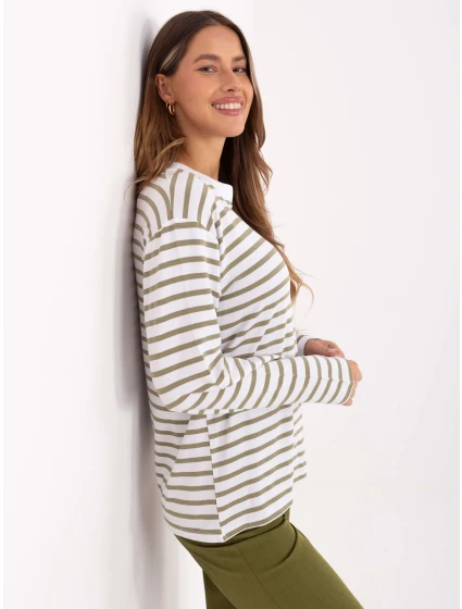 Blúzka RV BZ A895.24 olivovo zelená Blúzka RV BZ A895.24 olivovo zelená