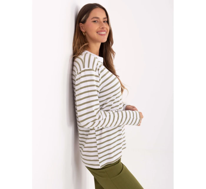 Blúzka RV BZ A895.24 olivovo zelená Blúzka RV BZ A895.24 olivovo zelená