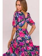 model 21136087 Maxi šaty s otevřenými zády model 1 - Moe model 21136087 Maxi šaty s otevřenými zády model 1 - Moe