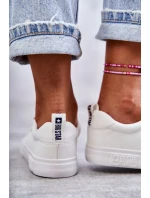 Dámske kožené tenisky Big Star - biele