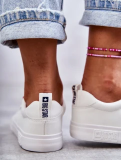 Dámské tenisky Kožené Big Star model 21251091 Bílé - Big Star Shoes