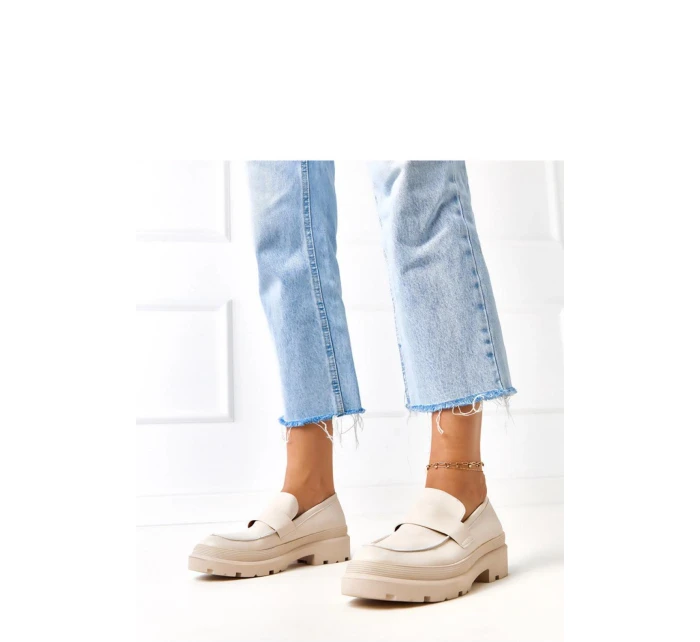 Dámske mokasíny MP405 Light beige - Solea Dámske mokasíny MP405 Light beige - Solea