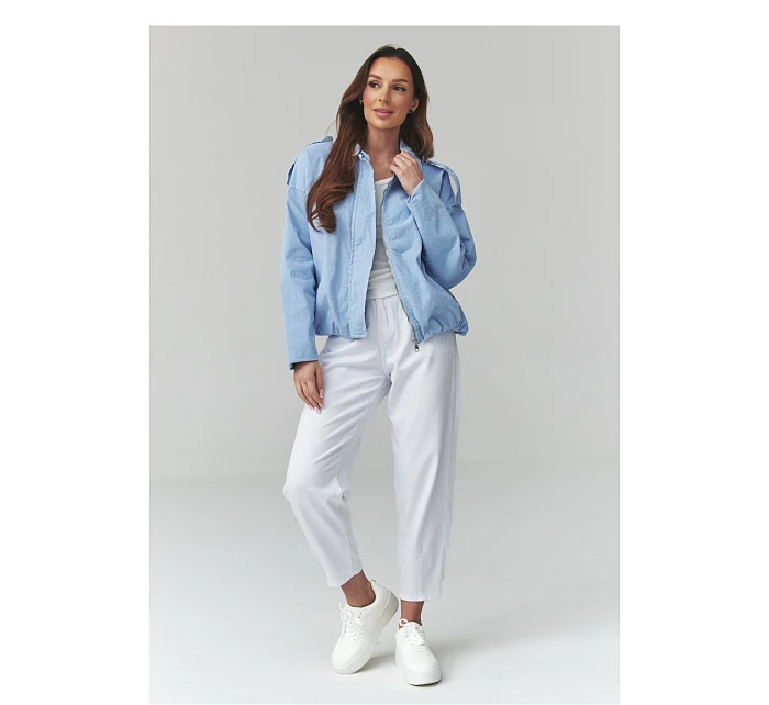 teplá šnúrová bunda model 225694 Makadamia