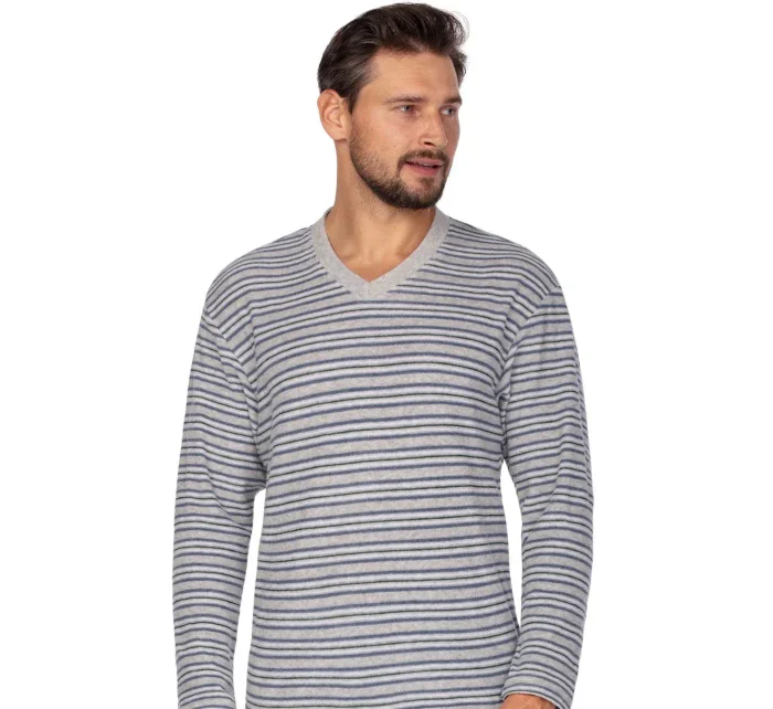 Pánské pyžamo 450 grey plus - REGINA Pánské pyžamo 450 grey plus - REGINA