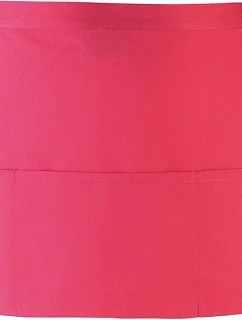 Premier PR 155 Krátka zástera po pás s vreckom „Colours“ 39.0155 ružová