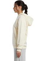 BY 289 Dámská oversize mikina s kapucí "Fluffy" model 22451560 white - Build your Brand BY 289 Dámská oversize mikina s kapucí "Fluffy" model 22451560 white - Build your Brand