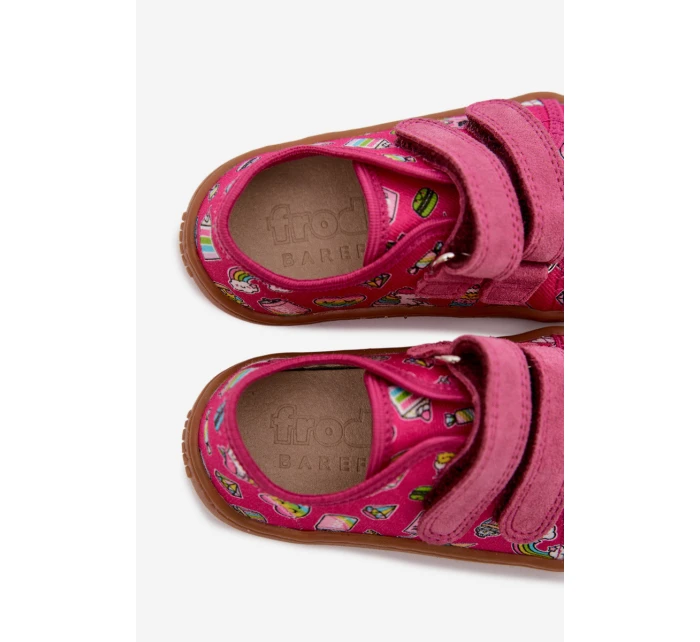 Dětské domácí papuče Barefoot Canvas model 22007283 - Froddo Dětské domácí papuče Barefoot Canvas model 22007283 - Froddo
