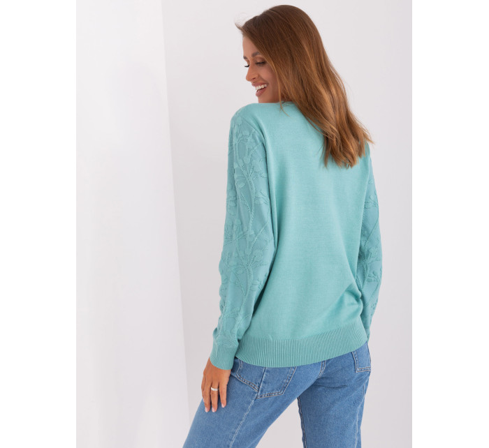 Sweter AT SW 2231.99P mietowy