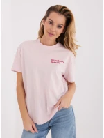T shirt model 21798095 jasny różowy - FPrice