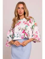 M844 Viacfarebný top s potlačou - model 2