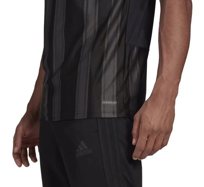 Pánske tričko Striped 21 JSY GN7625 Black with grey - Adidas