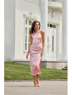 Večerné šaty SUK411 ružové - Roco Fashion