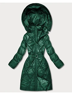 Prešívaný prechodný kabát s kapucňou Goodlookin green (Y3-9215-33)