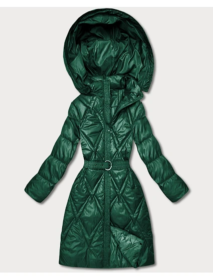 Prešívaný prechodný kabát s kapucňou Goodlookin green (Y3-9215-33) Prešívaný prechodný kabát s kapucňou Goodlookin green (Y3-9215-33)