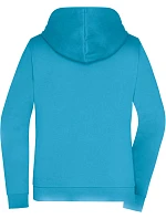 JN 755 Dámská mikina s kapucí model 22489544 turquoise - Daiber JN 755 Dámská mikina s kapucí model 22489544 turquoise - Daiber