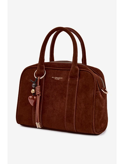 Eko Semišová Kabelka s Camel model 22111558 - Flora&Co