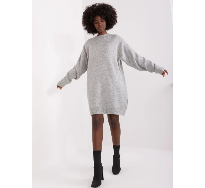 Sukienka LC SK model 19341653 szary - FPrice Sukienka LC SK model 19341653 szary - FPrice